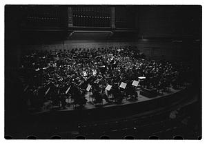 Recording "La Mer" for Victor R.C.A., Dr. K & Boston Symphony Orchestra, also recording mch.