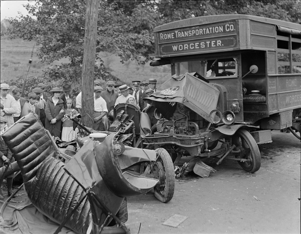 Truck hits auto in Waltham Digital Commonwealth