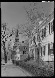 Street and church spire