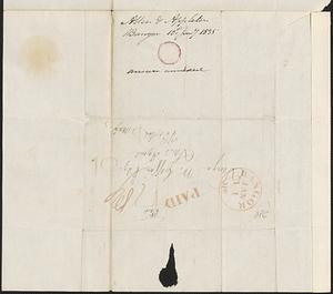 Allen Appleton to George Coffin, 10 January 1835