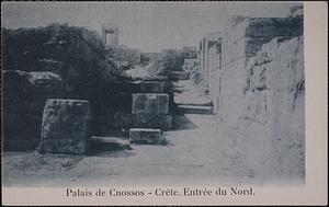 Palais du Cnossos - Crète. Entrée du nord