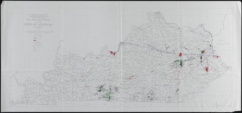 Oil and gas fields of the state of Kentucky