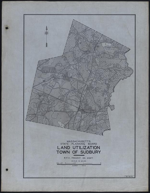 Land Utilization Town of Sudbury Digital Commonwealth