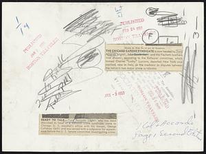 Surrenders to Senate Crime Committee Jurisdiction--Tony Accardo (right ...