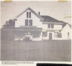 1954 photograph of Osterville House & Garden Shop and Williams' Market