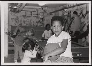 Damien in the basement, Newtowne Court