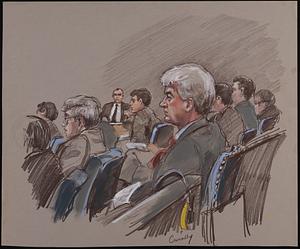 Courtroom scene
