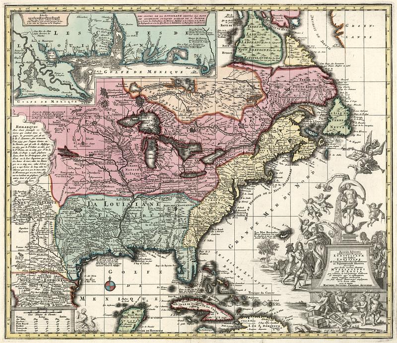 Accurata delineatio celeberrimæ Regionis Ludovicianæ vel Gallice Louisiane ... Canadæ et Floridæ adpellatione in Septemtrionali America descriptæ ...