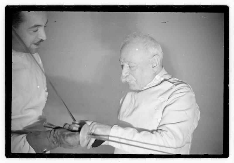 Danguy fencing master, also Gordon Muir, also Chamberlain