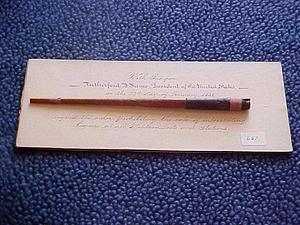 Presentation pen used by Rutherford B. Hayes