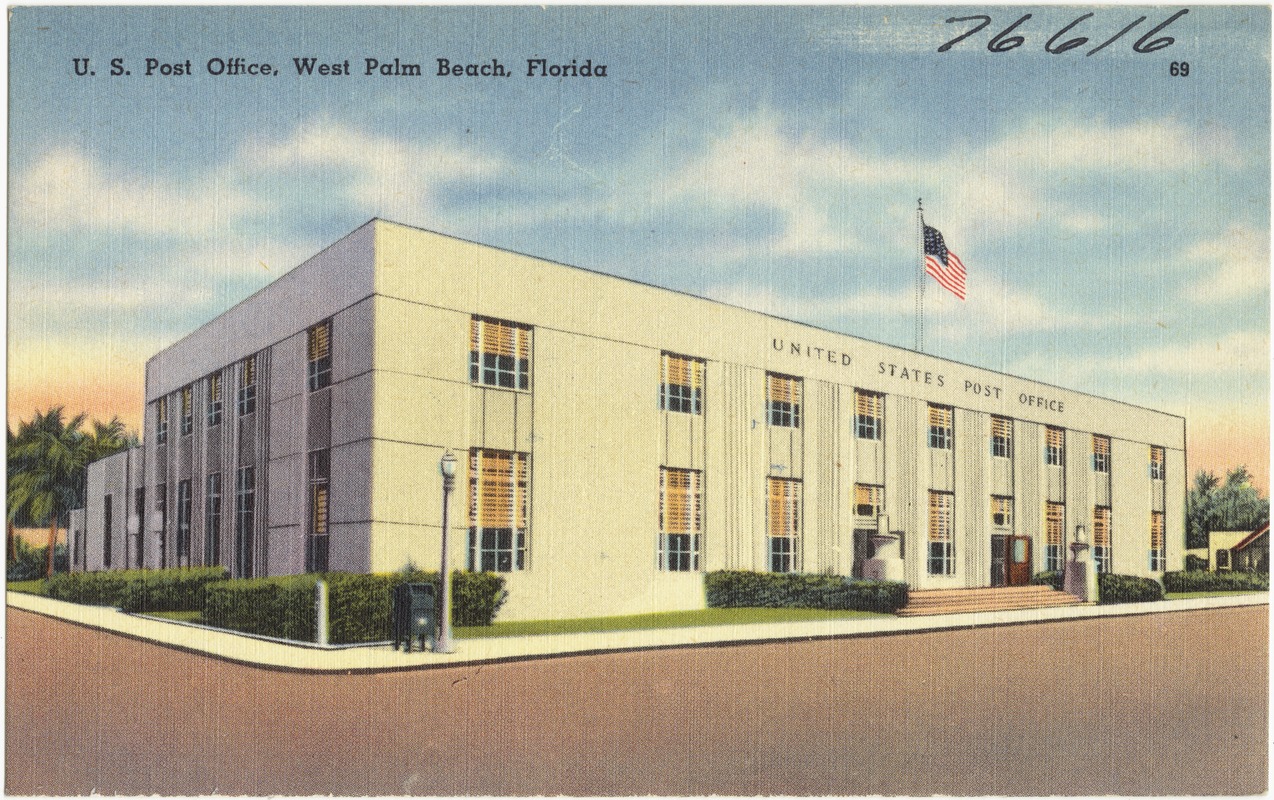 U.S. Post Office, West Palm Beach, Florida Digital Commonwealth