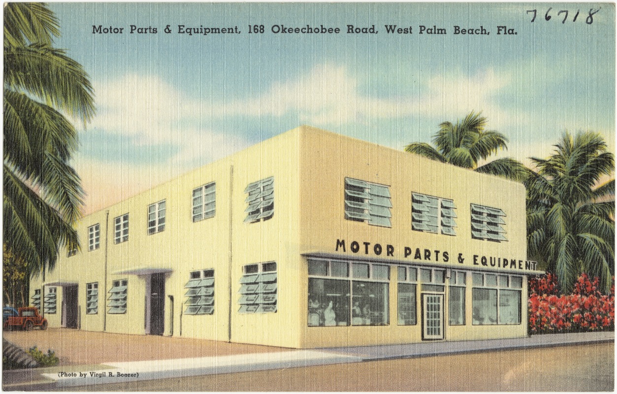 Motor Parts & Equipment, 168 Okeechobee Road, West Palm Beach, Fla.