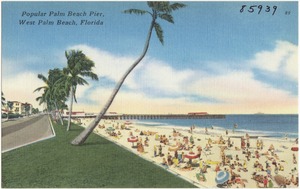 Popular Palm Beach Pier, West Palm Beach, Florida