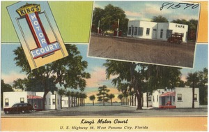 King's Motor Court, U. S. Highway 98, West Panama City, Florida