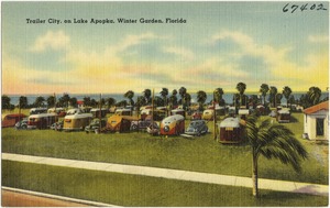 Trailer City, on Lake Apopka, Winter Garden, Florida