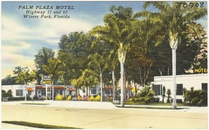 Palm Plaza Motel, Highway 7 and 92, Winter Park, Florida