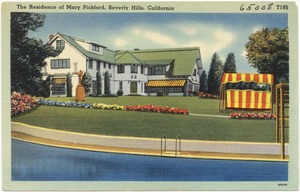 The residence of Mary Pickford, Beverly Hills, California