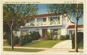 Home of John Boles, Beverly Hills, California