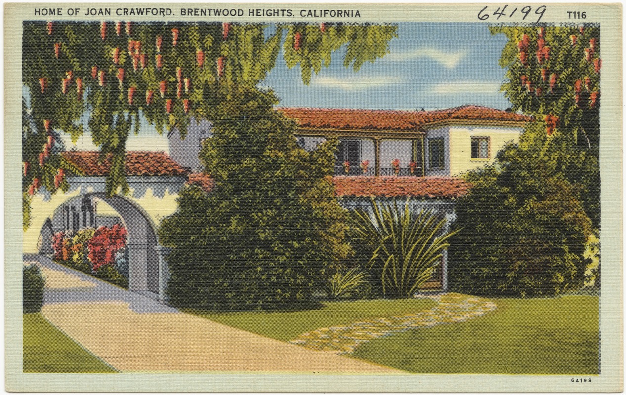 Home of Joan Crawford, Brentwood Heights, California