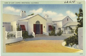 Home of Gary Cooper, Brentwood, California