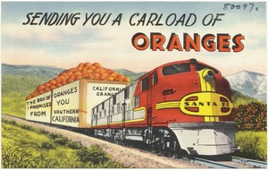 Sending you a carload of oranges