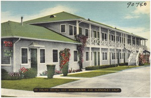 99 Palms Motel, 1012 Winchester Ave, Glendale 1, Calif.