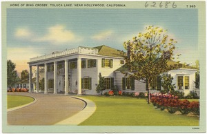 Home of Bing Crosby, Toluca Lake, near Hollywood, California