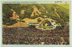Famous Hollywood Bowl, Hollywood, California