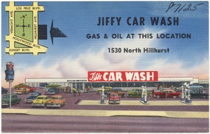 Jiffy Car Wash, Gas & Oil at this location, 1530 North Hillhurst