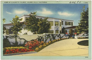 Home of Claudette Colbert, Holmby Hills, California