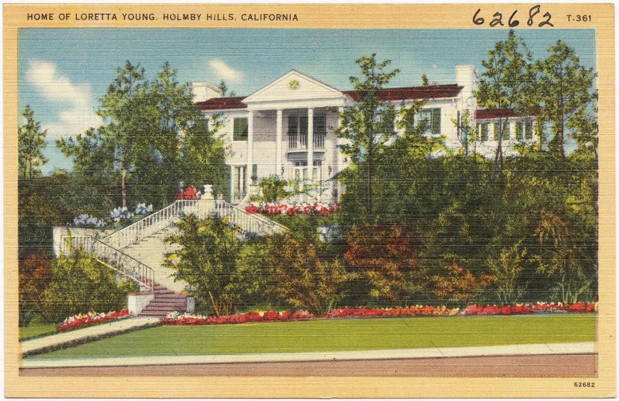Home of Loretta Young, Holmby Hills, California