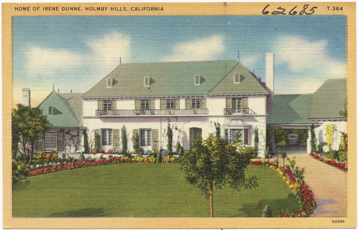 Home of Irene Dunne, Holmby Hills, California