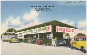 Quick Way Car Wash, 933 W. Manchester, Inglewood, Calif.