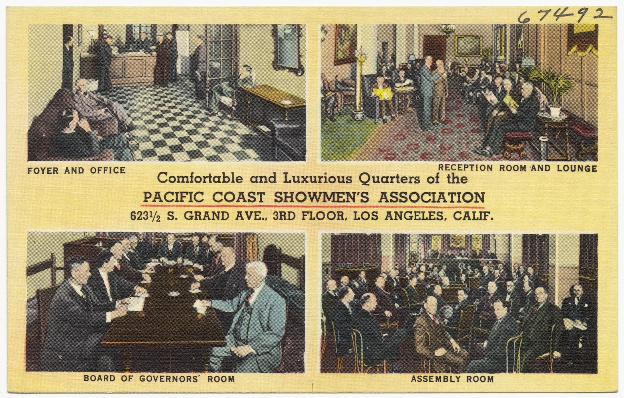 Comfortable and luxurious quarters of the Pacific Coast Showman's Association