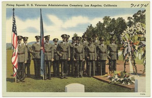 Firing Squad, U. S. Veterans Administration Cemetery, Los Angeles, California