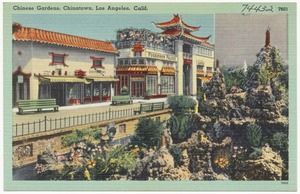 Chinese Gardens, Chinatown, Los Angeles, Calif.