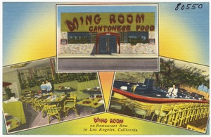 Ming Room on Restaurant Row in Los Angeles, California