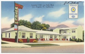 Los Feliz Motel, Located 3101 Los Feliz Blvd., Los Angeles 39, California