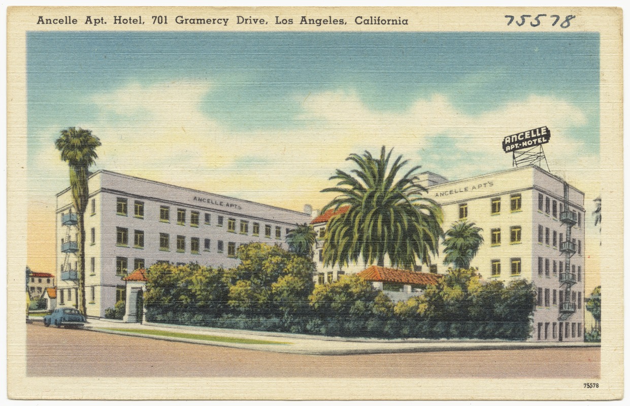 Ancelle Apt. Hotel, 701 Gramercy Drive, Los Angeles, California