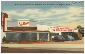 Al Davis' Radio Drive-In, 5037 West Pico Boulevard, Los Angeles, Calif.