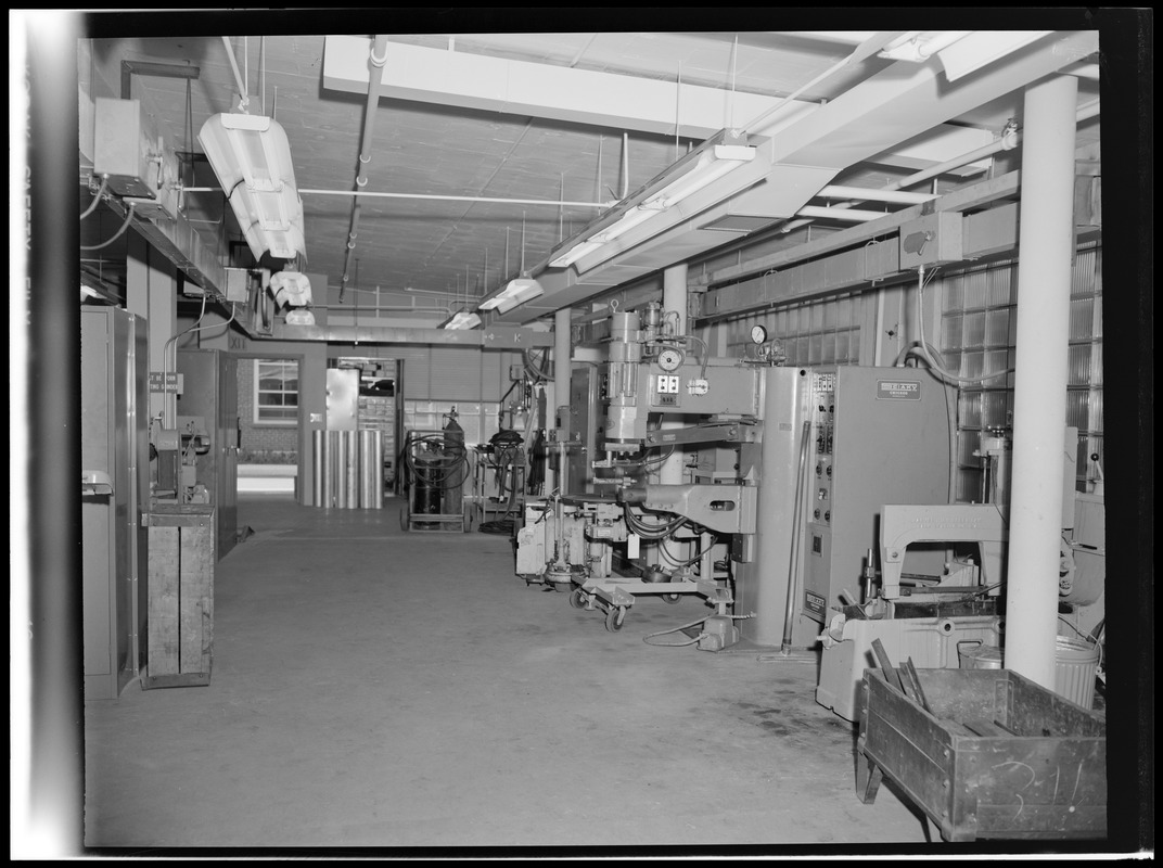 Welding shop, interior