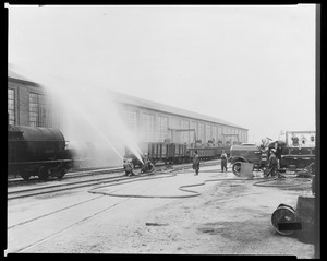 Fire dept. test, 1919