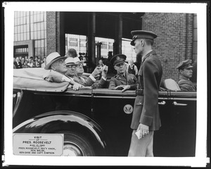Visit of Pres. Roosevelt, Aug. 10, 1940
