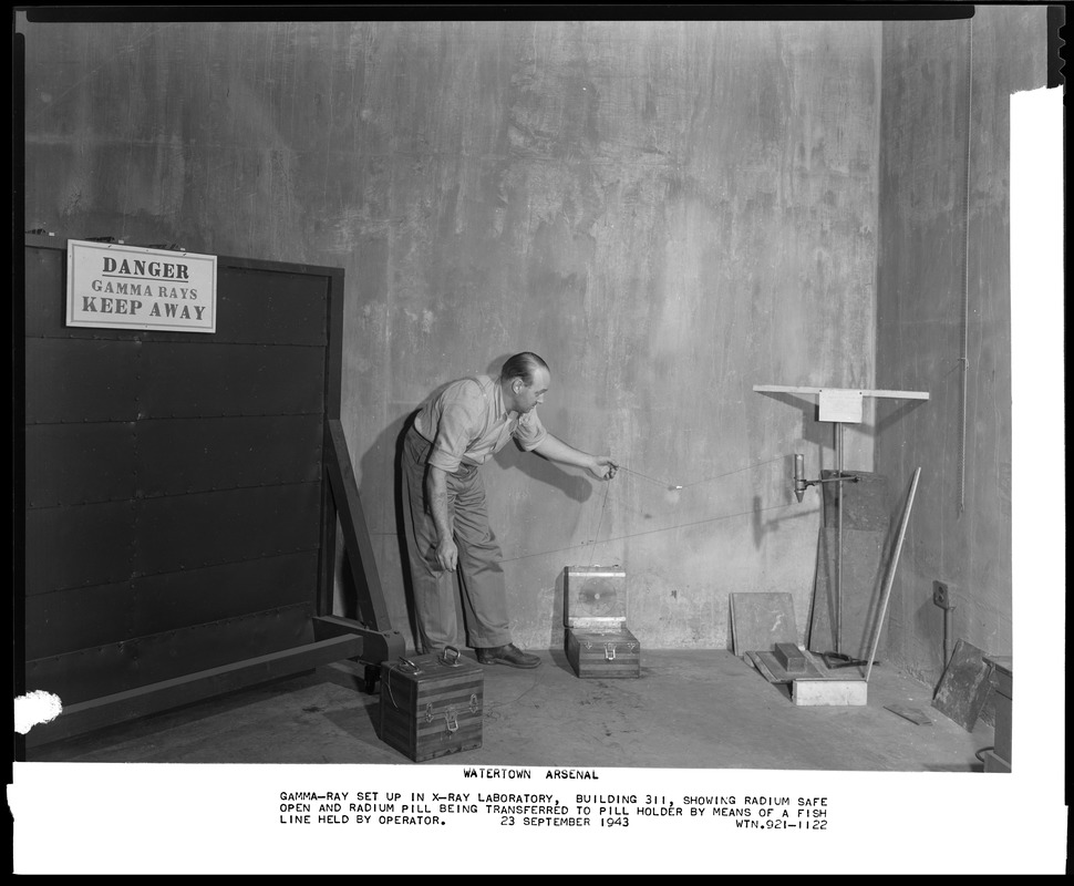 Gamma-ray set up in x-ray laboratory, building 311