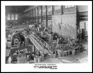 Bldg. 421 centrifugal casting foundry east end looking west
