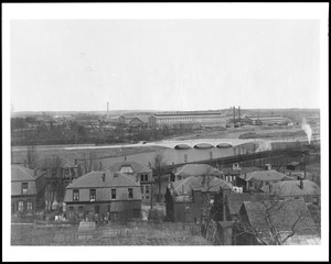 Arial view of Watertown Arsenal