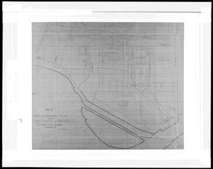 Topographical plan of Watertown Arsenal