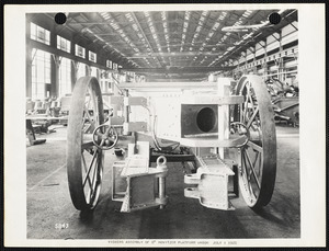 Vickers assembly of 8" howitzer platform wagon