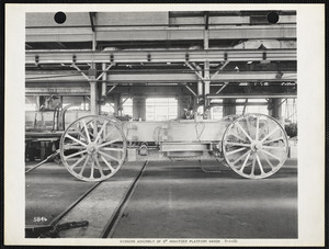 Vickers assembly of 8" howitzer platform wagon