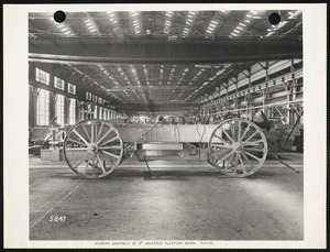 Vickers assembly of 8" howitzer platform wagon